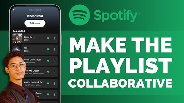 How To Make A Collaborative Playlist On SPOTIFY!