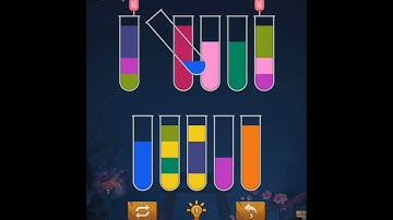 water sort puzzle level 1494 , sort water color puzzle level 1494 #shorts