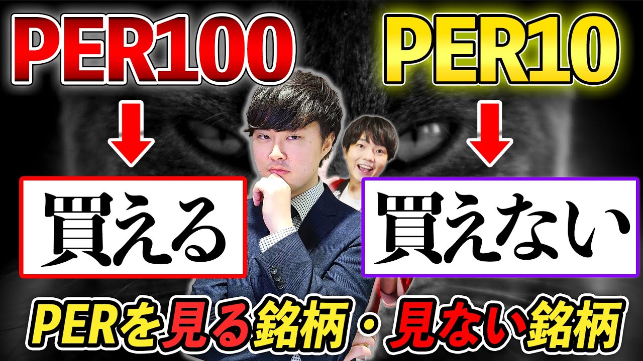 【PERは見ない!?】PERを重視しない企業・重視する企業。その理由を徹底解説#1ファンダメンタルズ編