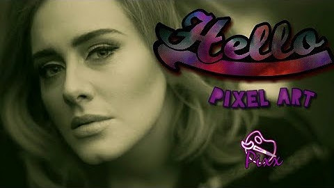 Hello Pixel Art on Sandbox Coloring