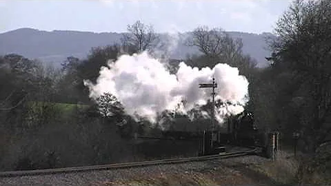 West Somerset Railway 'Early Spring Trains' with 7812 'Erlestoke Manor'