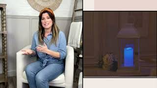 Home Reflections 23" In/Outdoor Lantern w/Color Morphing Pillar on QVC screenshot 4