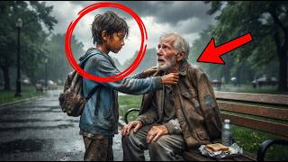 Poor Boy Gave His Last Meal to a Homeless Man… What Happened Next Changed His Life Forever