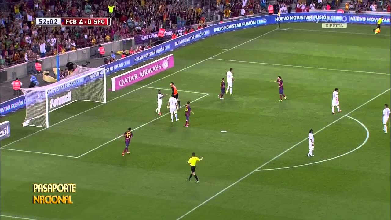 Alexis Sánchez Vs Santos - Amistoso [02-08-2013]