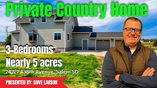Country Living on Nearly 5 Acres in Salem, SD | 24727 438th Ave
