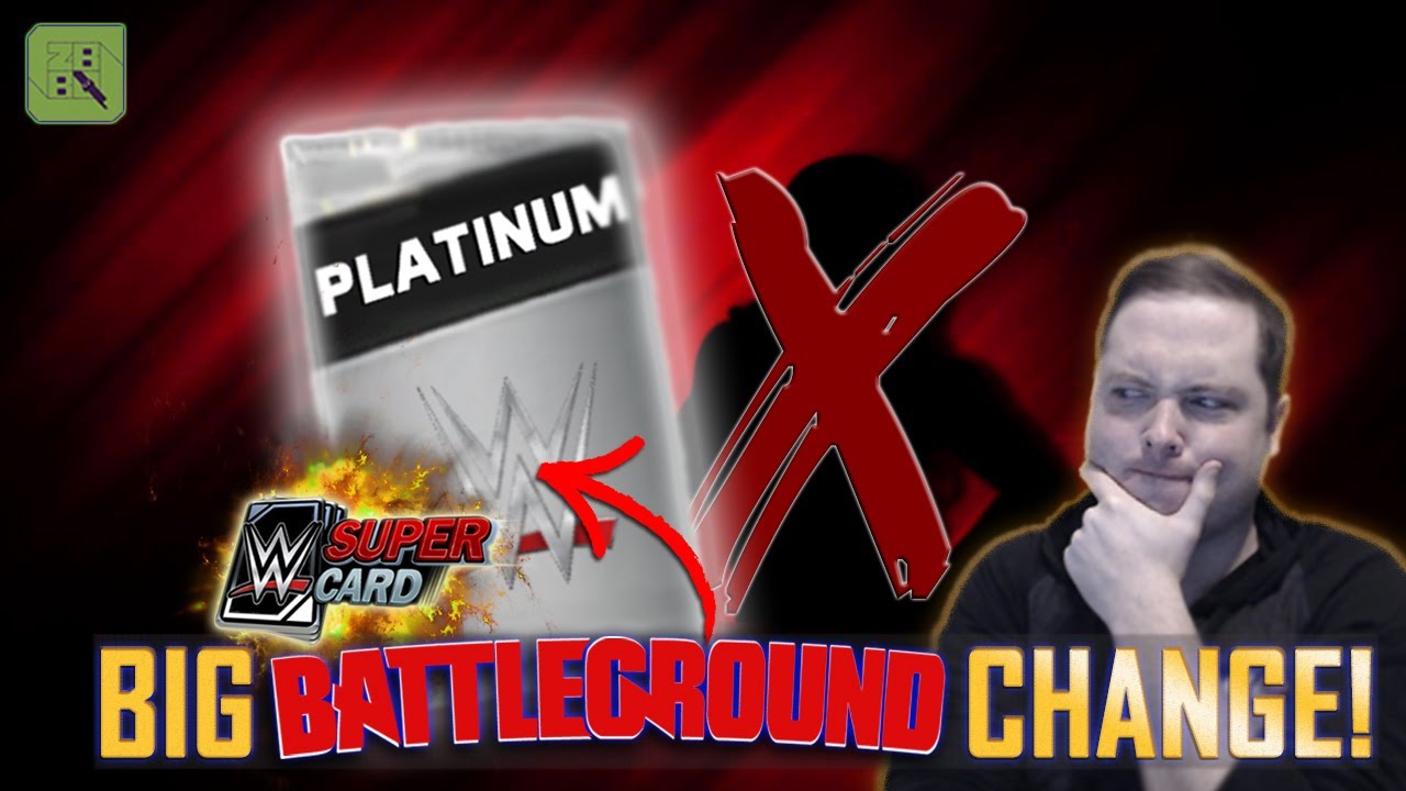 BIG TEAM BATTLEGROUND CHANGE! 🤔 NEW PLATINUM PACK? | WWE SuperCard