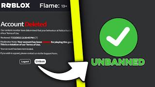 How To Get Unbanned From Roblox 2025 - Get Your Roblox Account Back