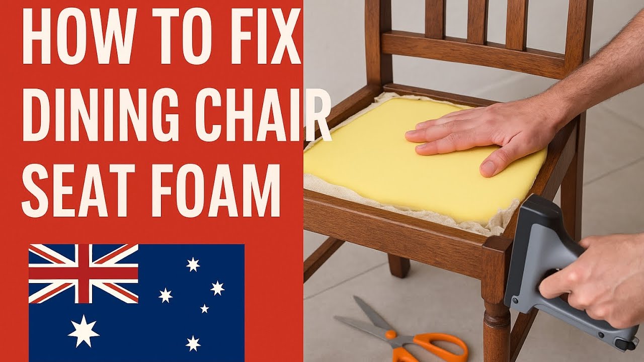 Dining chair seats FIX, Budget DIY anyone can do! 🇦🇺🪑✨ 