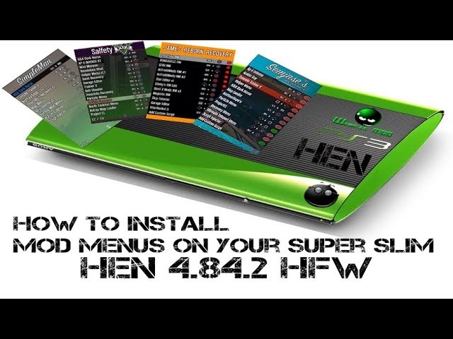 PS3 - [GTA5] [HEN] Mod Menu CEX HFW PS3 SuperSlim and 3k models (80+ Mod  Menus)
