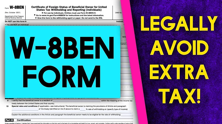 Why You NEED a W-8BEN Form To Invest in US Stocks in the UK