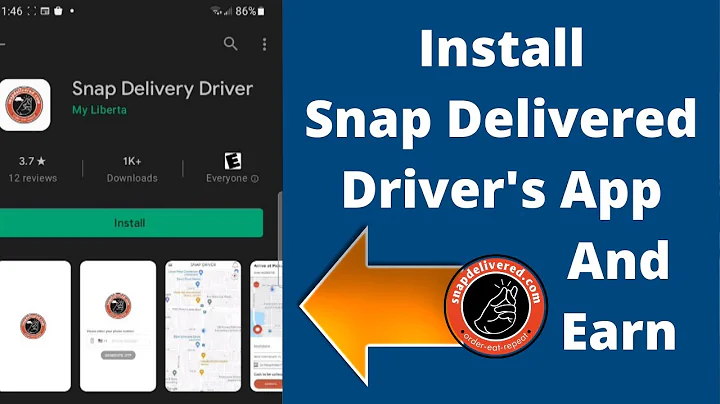 Descarga la aplicación Snap Delivered para empezar a ganar dinero