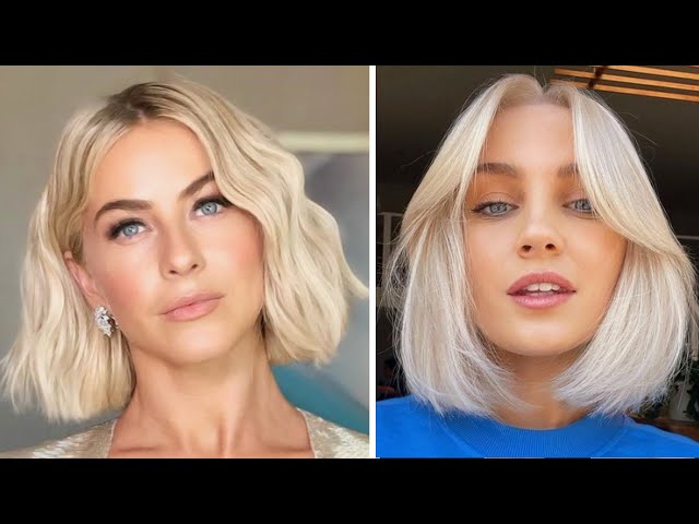 Long and short hairstyles for ladies with blonde hair