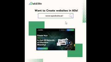Build Your Free Website with QuickSite.ai | AI-Powered Website Builder