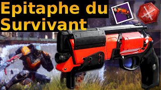 Destiny 2 : Test PVP de l'Epitaphe du Survivant ! Le nouveau Revolver du PVP !