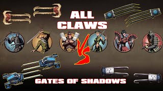 Shadow Fight 2 || ALL CLAWS vs GATES OF SHADOWS 「iOS/Android Gameplay」