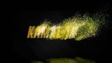 Particles Intro Reveal Text & Animation In Kinemaster || Kamal tv