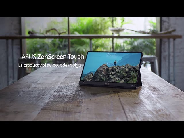 Ecran PC Tactile Asus ZenScreen MB16AMT 15.6 Full HD Gris