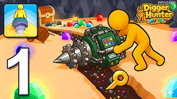 Digger Hunter - Gameplay Walkthrough Part 1 - Mine & Dig To Escape (iOS, Android)