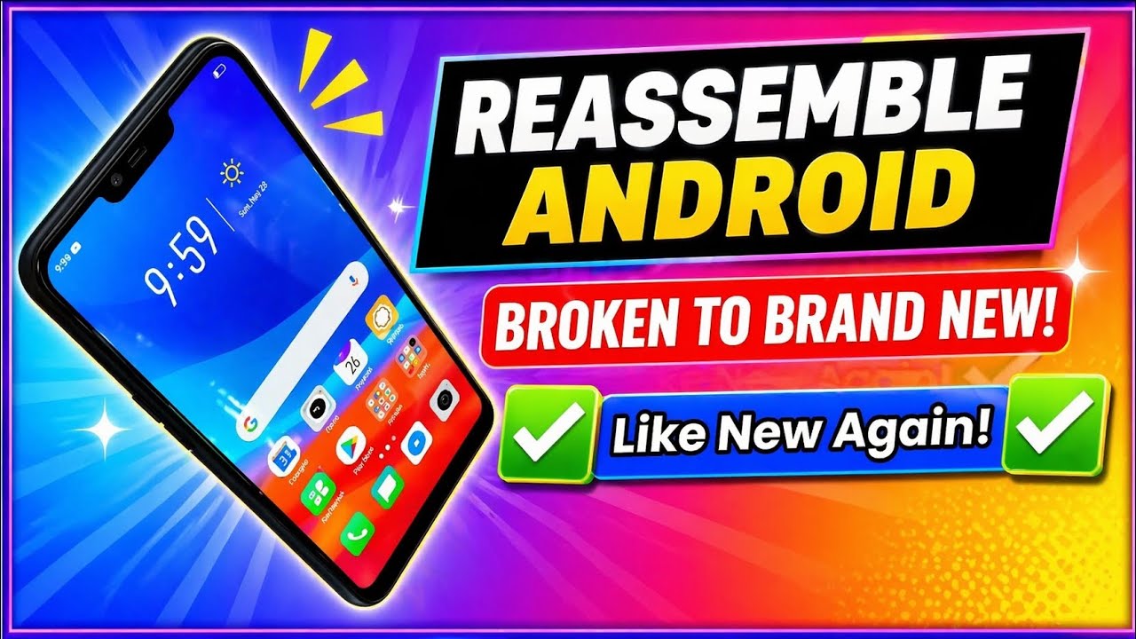 How to Repair an Android Phone (Step-by-Step) | Replace Broken Parts ...