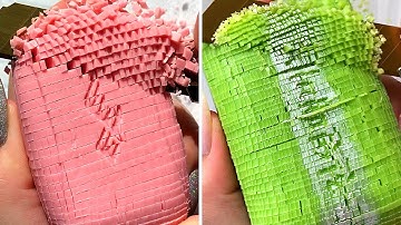 SOAP CUBES COMPILATION / ASMR Soap Satisfying Video, relaxing sounds, dry soap cutting #4