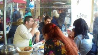 Classic Greek Taverna With In Thessaloniki .