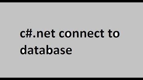 c# net connects to ms access database