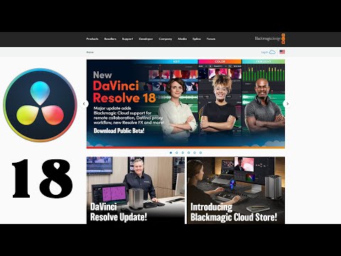 Davinci Resolve 18 How to Upgrade Resolve 18 from Resolve 17