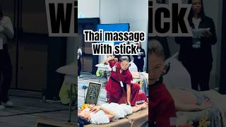 Unique Trigger Point Calf Massage With Rubber-Tipped Stick | Thai Massage Technique
