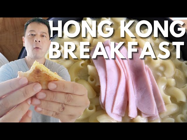 HK Macaroni Ham Soup and Spam Egg Sandwich | Wally Cooks Everything class=