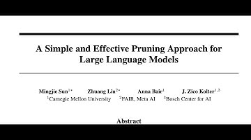 A Simple and Effective Pruning Approach for Large Language Models