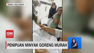 Ibu ibu Jadi Korban Penipuan Minyak Goreng Murah