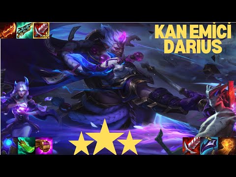 DARİUS 3 YILDIZ - YENİ META OLABİLİR ( A-Z 3 YILDIZ YAPMAK )#teamfighttactics #tft #lol