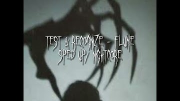 test & recognize- flume (sped up/nightcore)