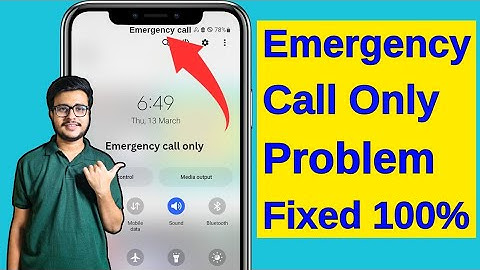 How to fix emergency call only, no service, no sim card problem on android | fix emergency call only