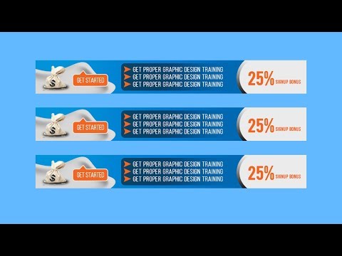 Web Banner Design - Photoshop Tutorial