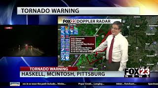 KOKI FOX 23 Severe Weather Coverage January 2, 2023