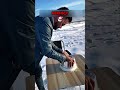This boy made a cake out of snow #shorts #ytshorts #viralvideo