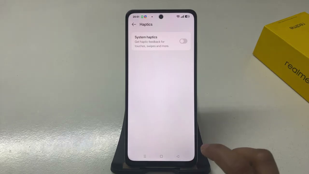 Realme 15T Me System Haptics Kaise On/Off Kare? Full Guide