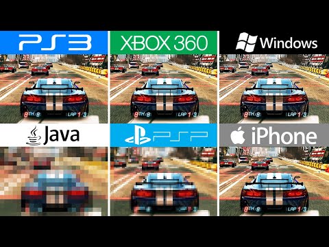 Split/Second (2010) iOS vs Xbox 360 vs PC vs Java vs PSP vs PS3 | Comparison (Which One is Better!)
