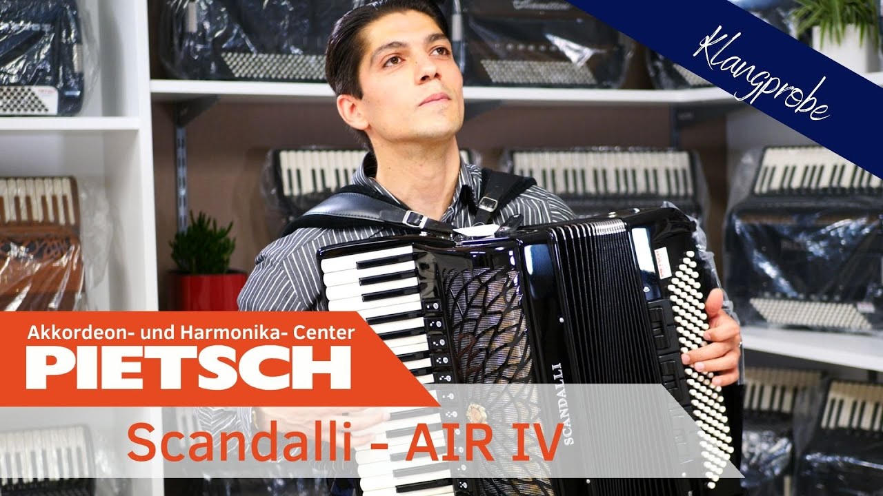 Akkordeon - Scandalli Air IV - Balkan Klangprobe