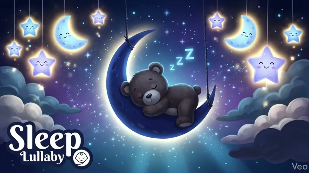 Sleep Instantly in 3 Min 🎵 Mozart & Brahms Lullaby ✨ Soothing Night Therapy 💤 Deep Sleep Fast