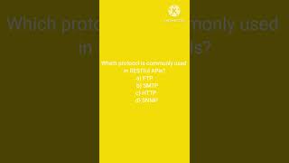 which protocol is commonly used in Restful apis?