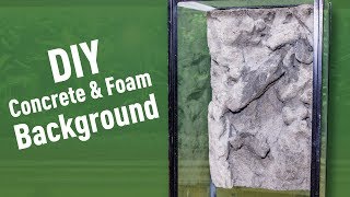In this demonstration i show you how to make a foam and concrete rocks
background. is simple background it's pretty cheap as well. however...