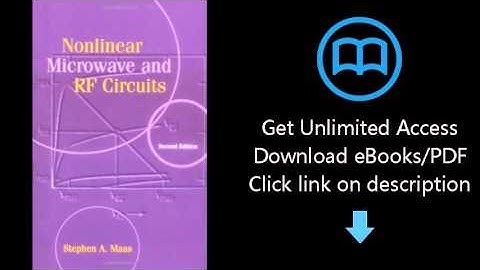 Download Nonlinear Microwave and RF Circuits, 2nd Edition PDF