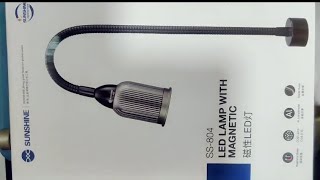 Sunshine LED Lamp Magnetic ss-804 unboxing  / Focus Lamp