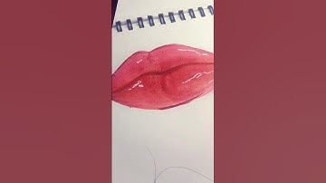 beautiful lips tutorial 😍#lips #ytshorts #short #viralvideo #dailyvlog #drawing #art #music