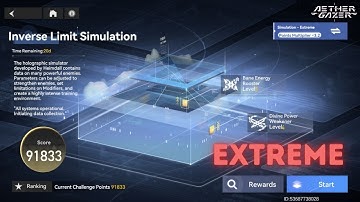 [Aether Gazer] Flame of Night: Inverse Limit Simulation - Extreme (91833 Points)