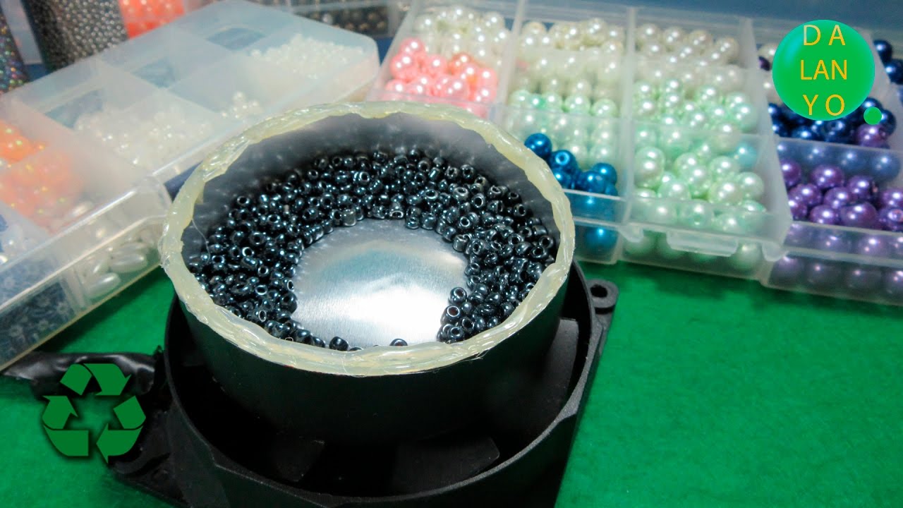 Como hacer Molinillo para enhebrar  rocallas casero | Bead Spinner