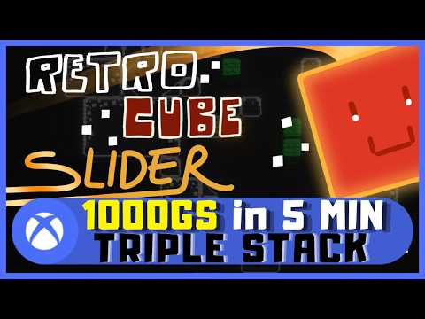 Retro Cube Slider #Xbox 1000GS in 5 mins - Triple Stack