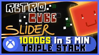 Retro Cube Slider #Xbox 1000GS in 5 mins - Triple Stack